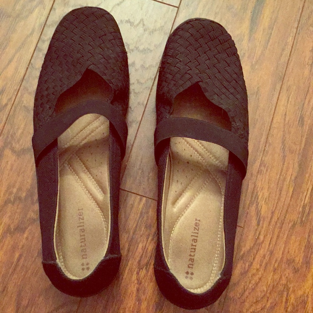 Naturalized Black Lace Flats